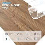 Rosewood Peel and Stick Vinyl Floor Tiles - 36 Pack