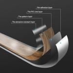 Rosewood Peel and Stick Vinyl Floor Tiles - 36 Pack