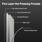 Waterproof Peel and Stick Vinyl Floor Tiles (10 PCS)