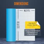 Houseables Uncoupling Membrane Underlayment, 3.3 ft x 46.2 ft