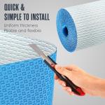 Houseables Uncoupling Membrane Underlayment, 3.3 ft x 46.2 ft
