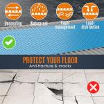 Houseables Uncoupling Membrane Underlayment, 3.3 ft x 46.2 ft