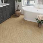 VEELIKE Bamboo Peel and Stick Vinyl Flooring 16-Pack