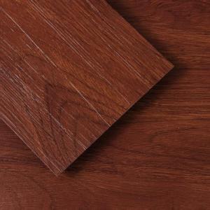 Mahogany Brown Peel and Stick Floor Tiles - 12 Pack
