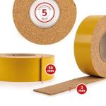 Adhesive Cork Stripping - 1/8” x 2” x 20’