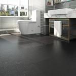 Livelynine Black Vinyl Peel and Stick Floor Tiles