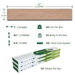 Cherry Wood 5mm Waterproof Click Lock Vinyl Plank