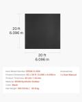 VEVOR 20x20 ft EPDM Rubber Roofing Roll