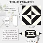 MORCART Waterproof Peel and Stick Floor Tiles - 20 PCS