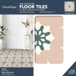 Pink Daphne Peel & Stick Vinyl Floor Tiles