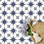 Peel and Stick Vinyl Floor Tiles - 20 Pack