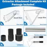 Happy Tree Universal Shop Vac Attachments for Cleaning