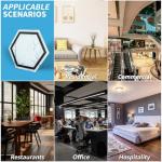 Hexagon Peel and Stick Marble Vinyl Floor Tiles