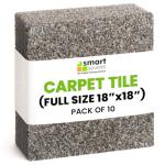 Premium Peel and Stick Carpet Tiles - 18x18 Inch