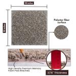 Premium Peel and Stick Carpet Tiles - 18x18 Inch