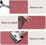 Removable Non-Adhesive Floor Tiles - Rose 16 Pack