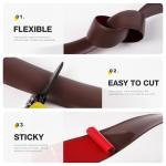 Self-Adhesive Floor Transition Strip - 10FT, Coffee