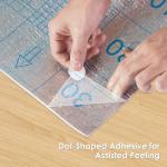 VallisCo 30-Pack Dark Gray Self-Adhesive Carpet Tiles