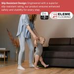 E ELEME 7"x48" Luxury Vinyl Click Lock Flooring