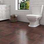 Livelynine 36-Pack 6x36 Dark Wood Peel and Stick Tiles