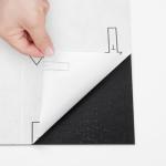 Livelynine 36-Pack 6x36 Dark Wood Peel and Stick Tiles