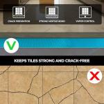 Bardalas Uncoupling Waterproofing Membrane Roll, 108 Sq Ft