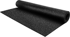 1/4" Tough Rubber Flooring Roll - Flexible Gym Mats