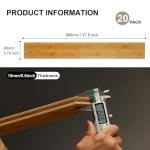 Jeedeson Bamboo Flooring Planks - Light Honey Finish