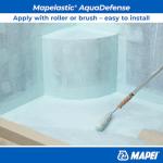 Mapei Mapelastic Aquadefense Waterproofing Membrane, 5 Gal