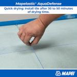 Mapei Mapelastic Aquadefense Waterproofing Membrane, 5 Gal
