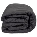 Acoustic Sound Dampening Blanket with Grommets, Black