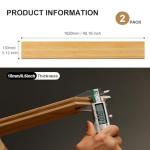 Jeedeson Bamboo Interlocking Flooring Planks - Light Honey