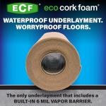 Eco Cork Foam Underlayment for Vinyl and Hardwood