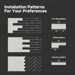 Self-Adhesive Waterproof Vinyl Flooring Planks - White Oak