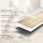 MULGREAT Waterproof Peel and Stick Vinyl Floor Tiles