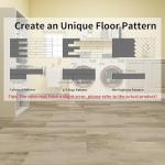 MULGREAT Waterproof Peel and Stick Vinyl Floor Tiles