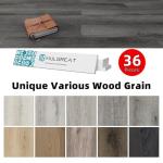 MULGREAT Peel and Stick Vinyl Floor Tiles, Grey Oak