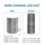 Waterproof Peel and Stick Vinyl Floor Tiles 12 Pack