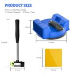 2-Pack Floor Gap Fixer Tool with Suction Cups