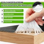 Self-Adhesive EPDM Rubber Roofing Membrane, 39” x 10’