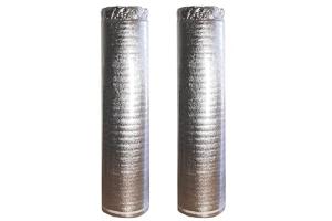 AMERIQUE 400SQFT 4TH Generation Silver 3MM Thick Flooring Underlayment Padding 3-in-1 Heavy Duty Foam with Tape & Vapor Barrier