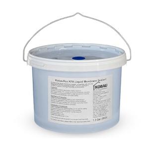 KobauFlex KFA Fast Drying Anti-Fracture Waterproofing Crack Isolation Liquid Rubber Membrane Sealant, 1.3 Gallon Pail (5 Kg), Flooring Underlayment for Indoor Use, Blue Colored, Odorless (551050000)