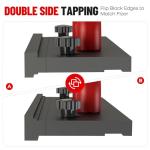 NAACOO Tapping Block for Vinyl Plank Flooring, Big Handle/3 Different Edges/Reversible Double Sided with Notches Use for Tongue&Groove or Click-Lock Floor, Laminate Flooring Tools.