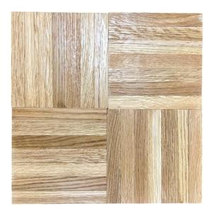 Unfinished White Oak Parquet Flooring 12" x 12