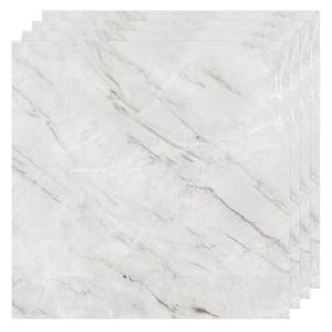 Peel and Stick 12"x12" Vinyl Floor Tiles - White