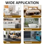 Peel and Stick 12"x12" Vinyl Floor Tiles - White