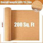 Cork Underlayment Roll for Sound Insulation 200 Sq Ft