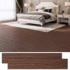 Peel and Stick Wood Look Vinyl Floor Tiles