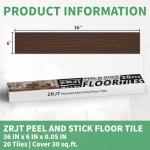 Peel and Stick Wood Look Vinyl Floor Tiles