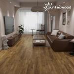 Suntechwood Waterproof Luxury Vinyl Flooring, Butterscotch